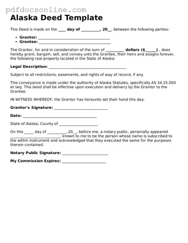 Attorney-Verified  Deed Form for Alaska