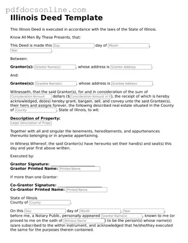 Attorney-Verified  Deed Form for Illinois
